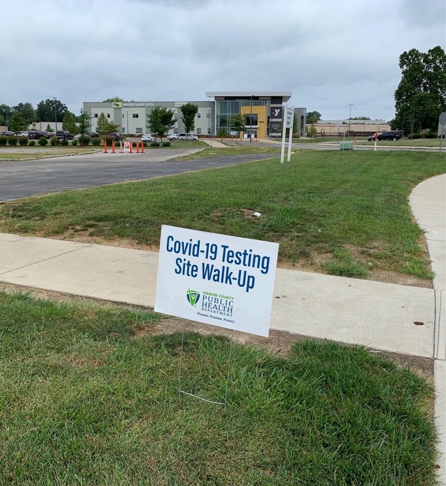 Marion County Public Health testing site.