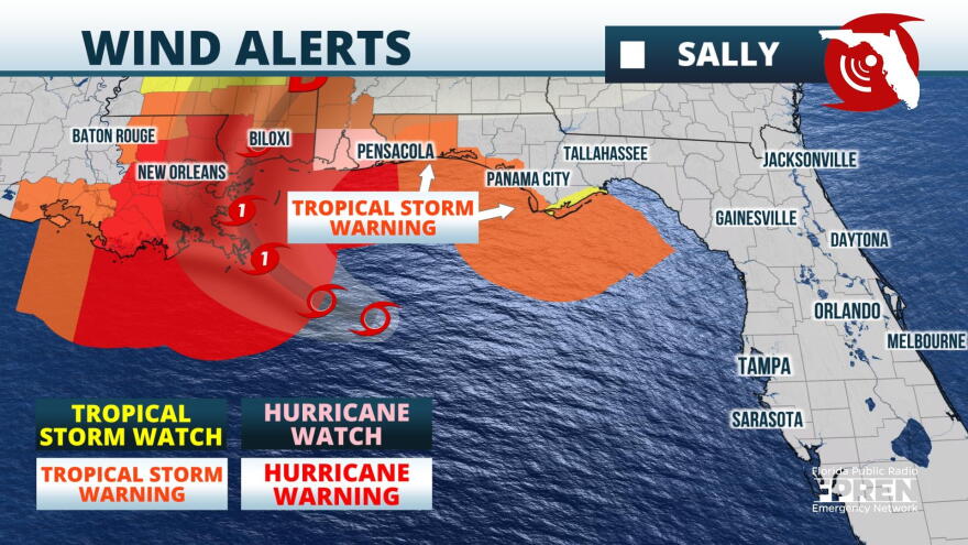 Sally Wind Alerts