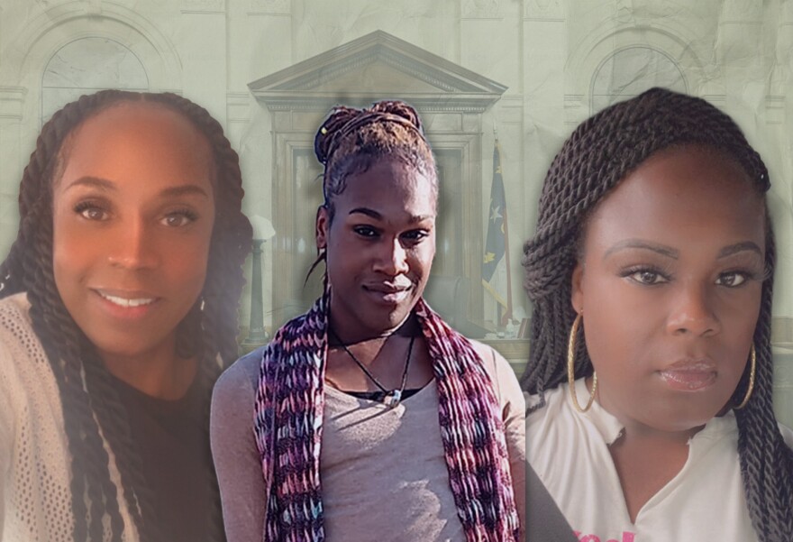 Composite image of Mohagany Foster, Aaliyah Straite, and Toyia Dockery