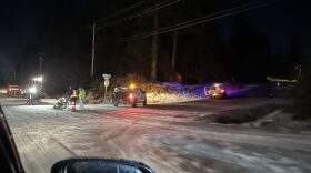 Public Works staff worked Christmas until the issue was resolved early morning on the 26th. (Courtesy of Matt Van Daele)