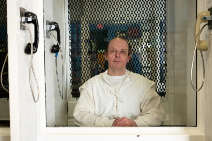 Robert Roberson at the Texas Department of Criminal Justice's Polunsky Unit in Livingston on Dec. 19, 2023. Texas Attorney General Ken Paxton has requested a new execution date for Roberson.