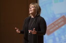 Tricia Griffith speaks at ISU