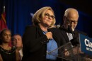 U.S. Sen. Claire McCaskill thanks supporters at an election night watch party after calling Attorney General Josh Hawley to concede.