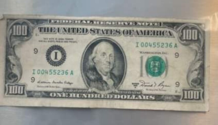 Ann Arbor police released this photo of a fake $100 bill circulating in the city on Wednesday, June 14, 2023