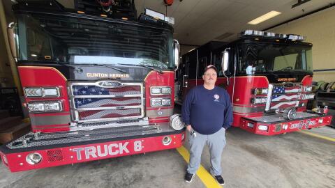 Chris Racine, chief of the Clinton Heights Fire Department in Rensselaer County, New York, says paying stipends to volunteers could serve as a recruitment tool to address staffing shortages.