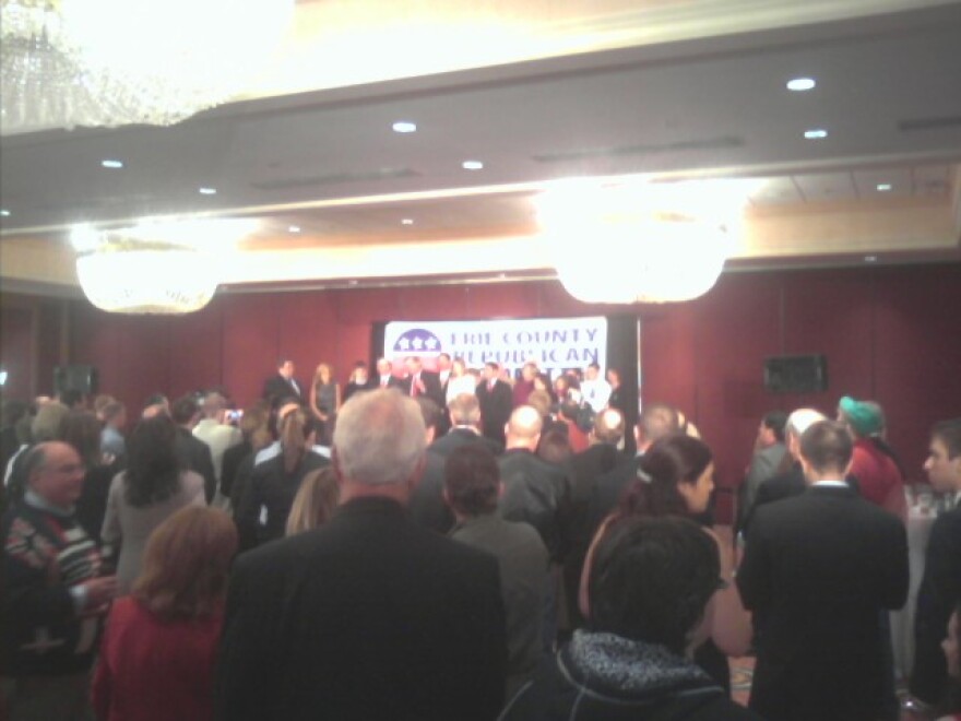 Erie County Executive Chris Collins announces republican winners in the Legislature