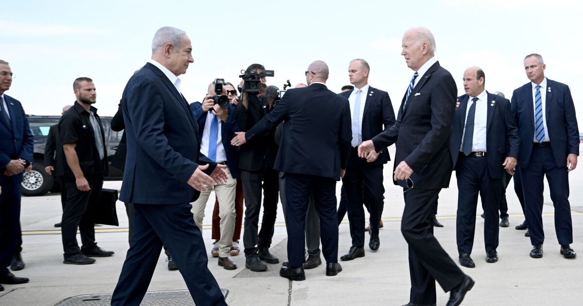 Biden affirms Israel's denial of responsibility for Gaza hospital blast: ...