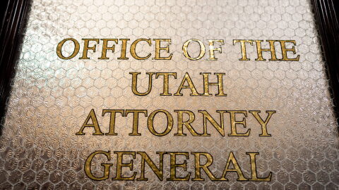 The office of the Utah Attorney General at the Capitol in Salt Lake City is pictured on Tuesday, Jan. 16, 2024.