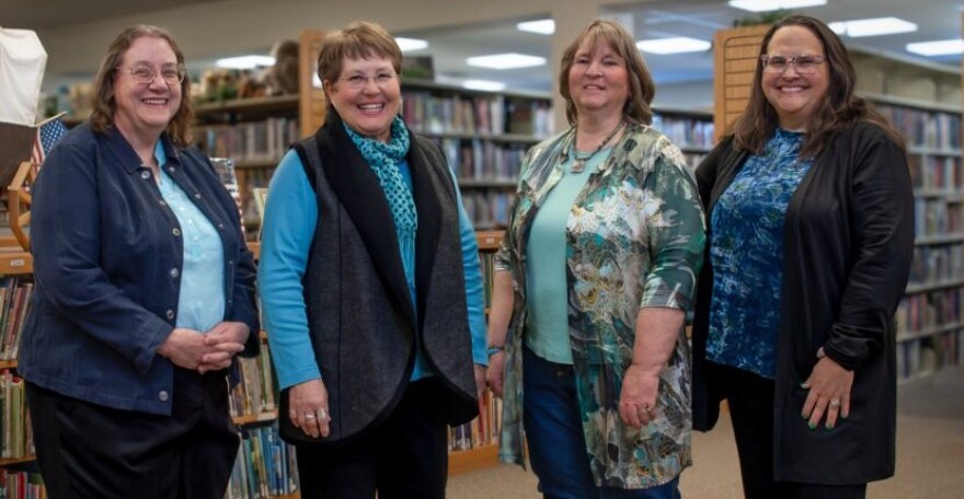 Ten Sleep Branch Library Staff-(left to right) Veronica Risch, Karen Funk, Carol Greet, Rhonda Carter