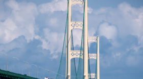 The Mackinac Bridge.