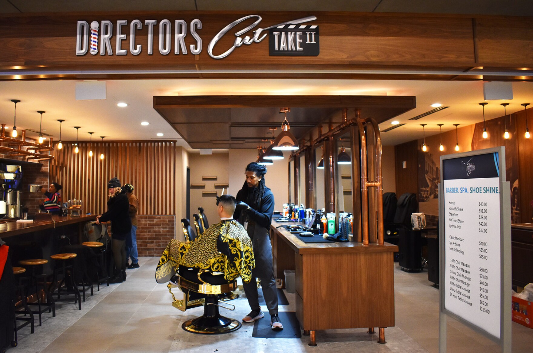 Inside the Kansas City airport, an 18th and Vine is turning