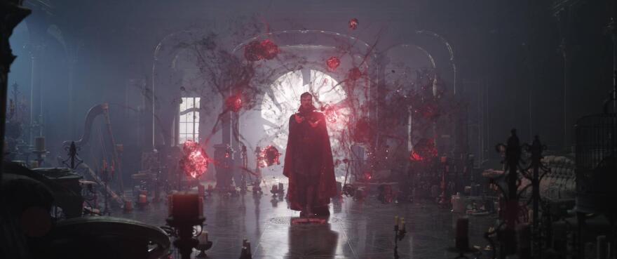 Benedict Cumberbatch as Dr. Stephen Strange in Marvel Studios' DOCTOR STRANGE IN THE MULTIVERSE OF MADNESS. Photo courtesy of Marvel Studios. ©Marvel Studios 2022. All Rights Reserved.