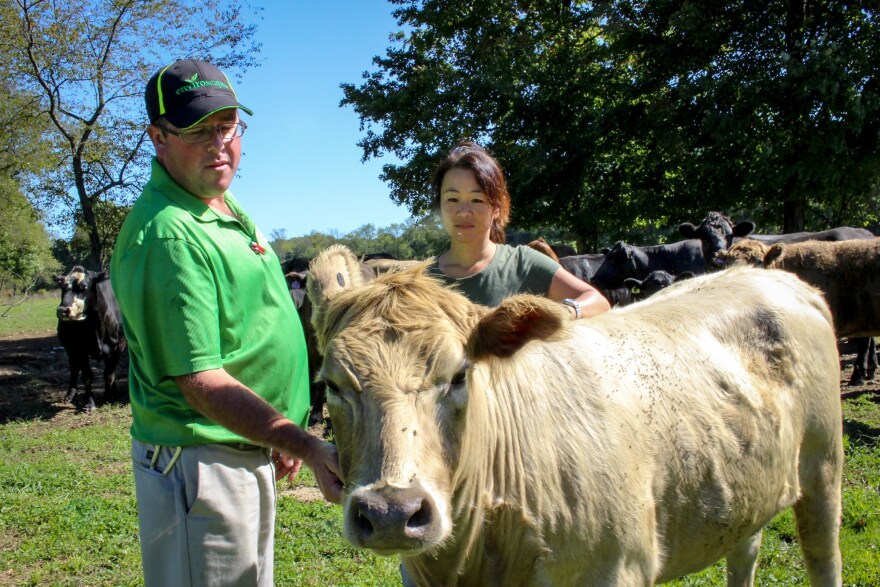 Ken Merrick and his wife, Natsuko.