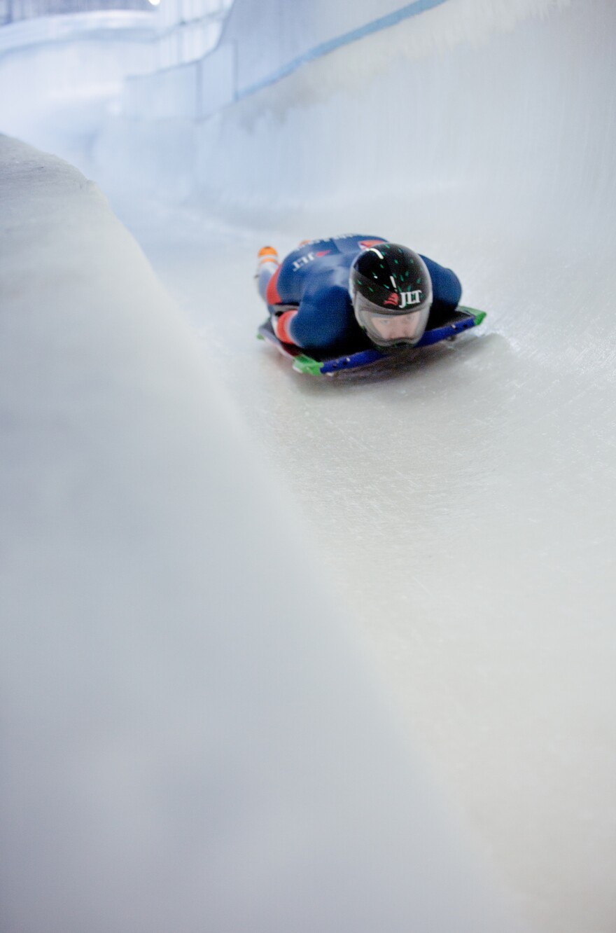 Olympic veterans and hopefuls in skeleton from countries around the world took practice runs in November in Lake Placid, N.Y., leading up to the bobsled and skeleton World Cup races.