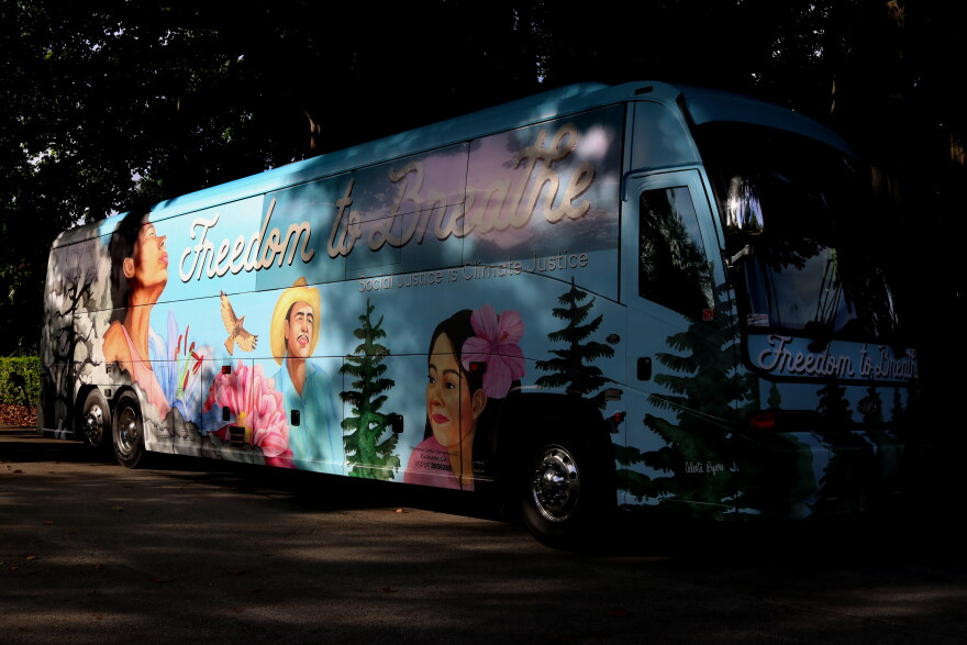 The "Freedom to Breathe" bus tour began in Atlanta and is capturing stories of resilience and climate-related injustices to be presented at their last stop in the Global Climate Action Summit in San Francisco on September 12. 