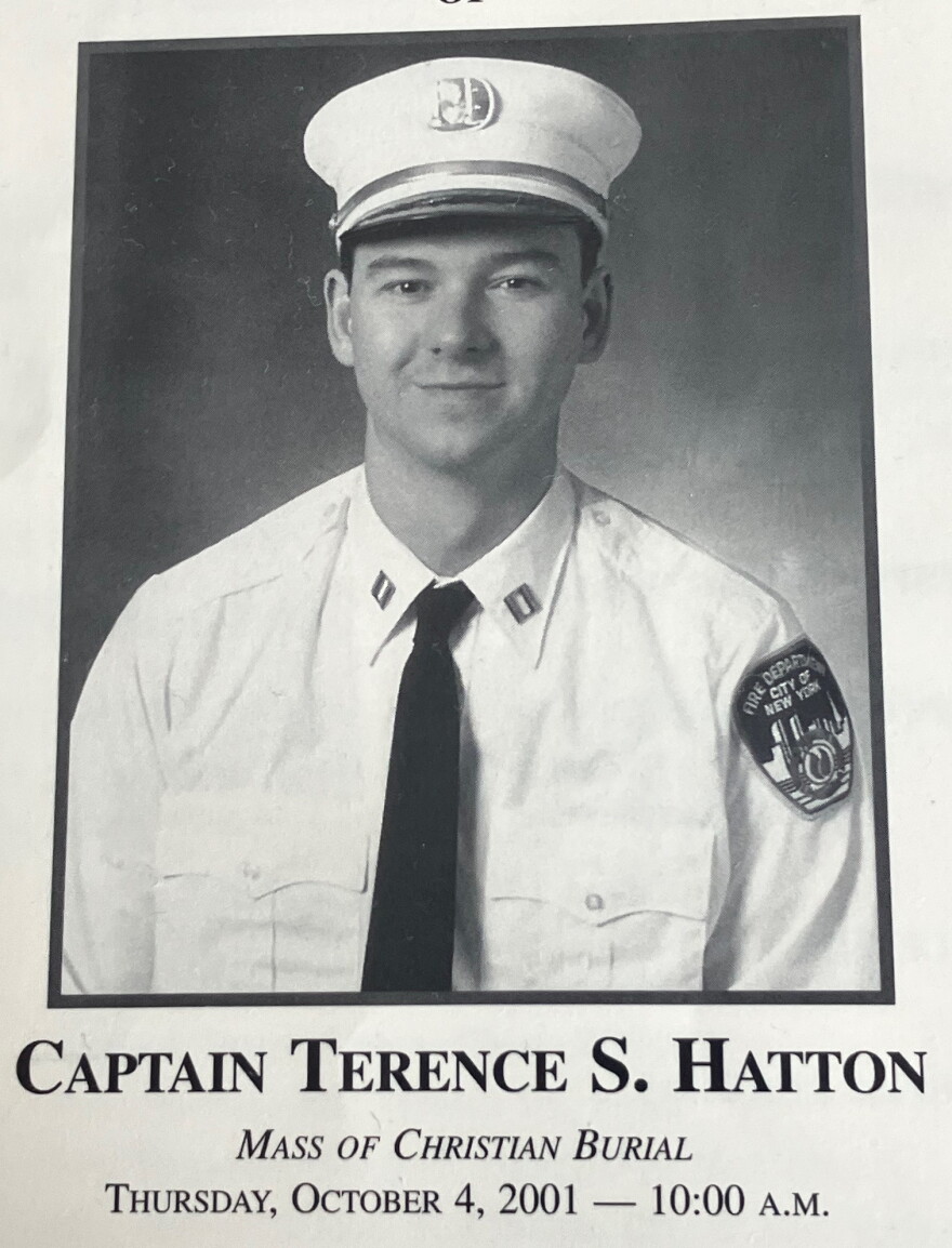 Palczynski was among thousands of firefighters who attended the Oct. 4, 2001 funeral for FDNY Capt. Terence S. Hatton, whose nickname was "Man-hatton."