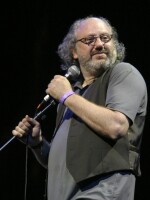 Hal Willner, onstage at the Celebrate Brooklyn! music festival in Brooklyn, New York in 2007.