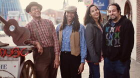 Carolina Chocolate Drops (left to right: Dom Flemons, Hubby Jenkins, Rhiannon Giddens, Adam Matta)