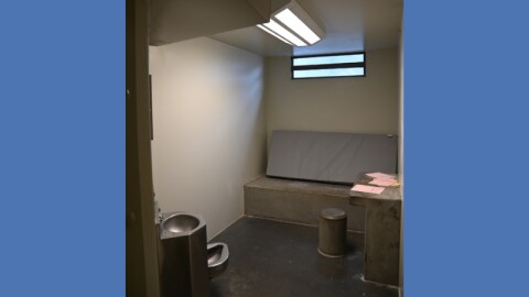  A solitary confinement cell at Monroe Correctional Complex.
