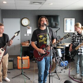 Powder Valley Bang at the WDIY studios.