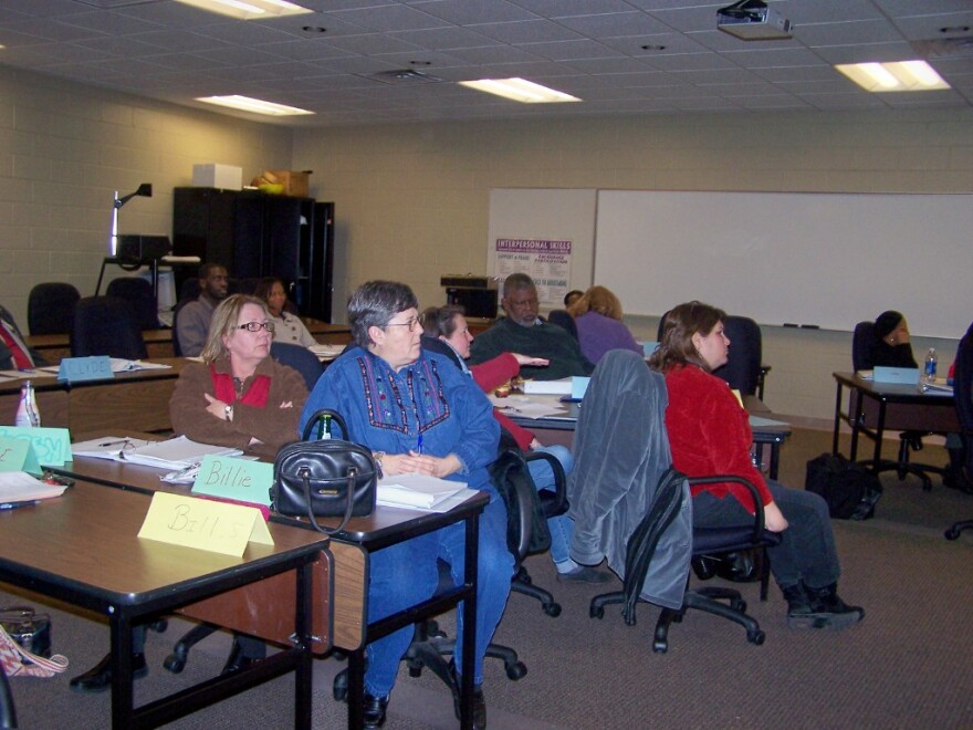 people in a classroom 