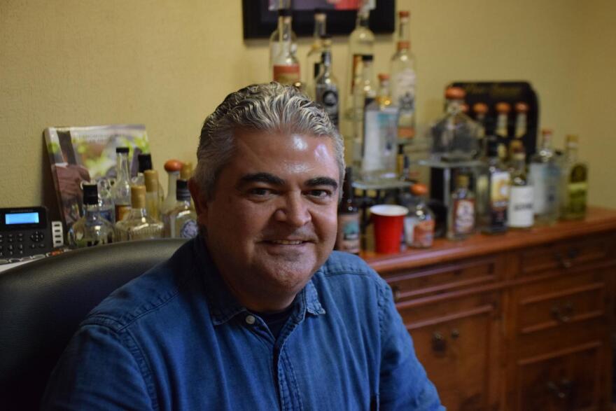 José Maria Rosas in his office at the Sonoran Regulatory Council for Bacanora.