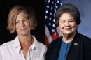 Victoria Doyle (left), a Lake Worth Beach attorney and local activist, launches her campaign for Florida’s 22nd Congressional District, positioning herself as a progressive alternative to longtime incumbent Democrat Rep. Lois Frankel