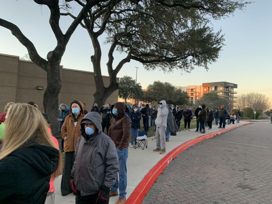 By 7:00 am the line had significantly grown.