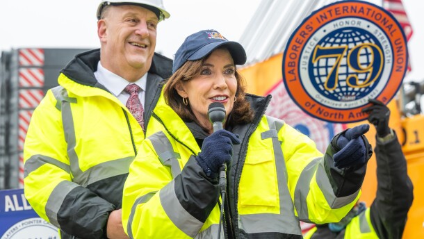 Governor Kathy Hochul Meets with Gateway Project construction workers on Feb. 17. 2026.