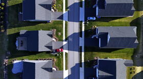 A housing development in Middlesex, Pa., is shown on March 29, 2024. (Gene J. Puskar/AP)