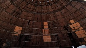 The view from Inside the city of Peoria's salt dome, February 25, 2019.