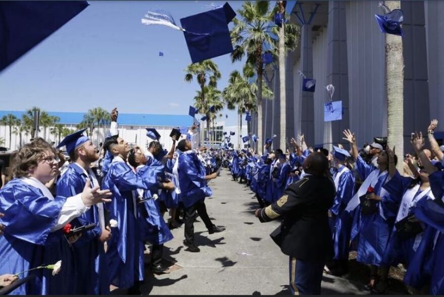 Polk County high school graduates celebrate