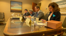 The Rhine and Lea/Schultz Law Firms preparing for the first day of hearings.
