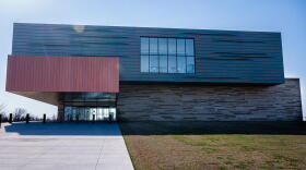The outside of the Gilcrease Museum is photographed on Wednesday, March 25, 2026. The museum will feature art that speaks to the history, art and culture of the Americas and is set to open early 2027.