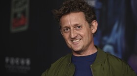 Alex Winter arrives at the premiere of "Last Night in Soho" on Monday, Oct. 25, 2021, at the Academy Museum of Motion Pictures in Los Angeles.