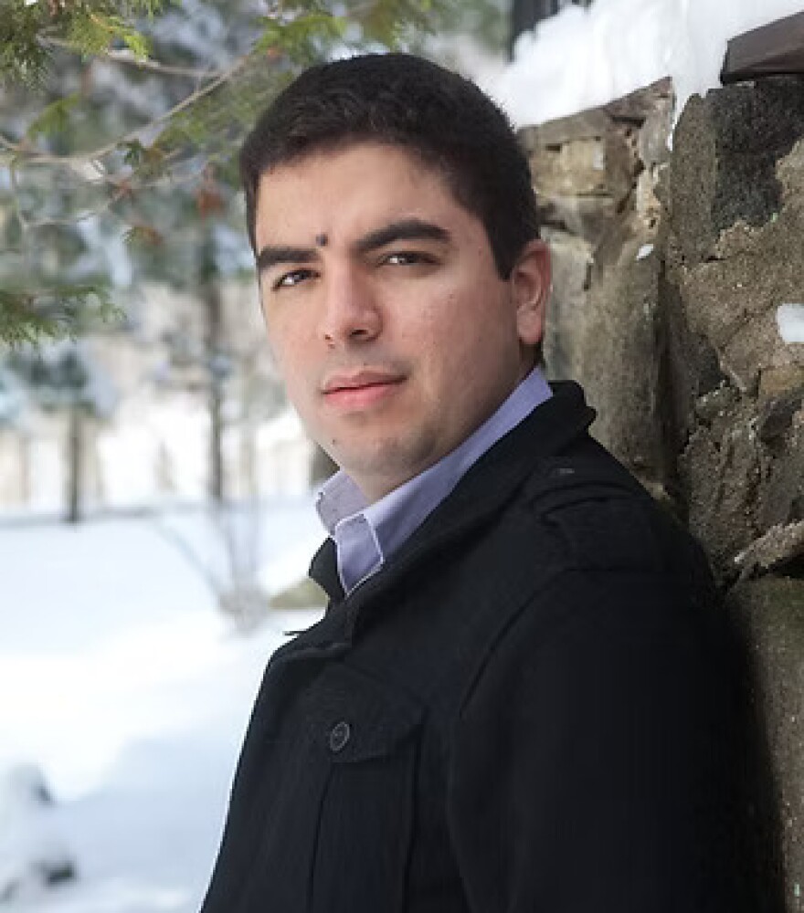 Composer Reinaldo Moya, whose newest work was commissioned and will be played by the Jasper String Quartet.