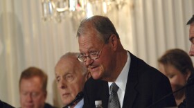 Skelton presides over a meeting of the House Armed Service Committee. Skelton was chairman of the powerful committee on military affairs from 2007 to 2011. 