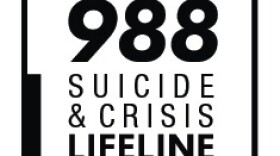 The 988 Suicide & Crisis Lifeline logo. Source: SAMHSA