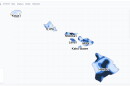 This graphic depicts rainfall totals above averages in Hawaiʻi in August 2026. Hawaiʻi Island received the most rainfall — more than 19 inches.