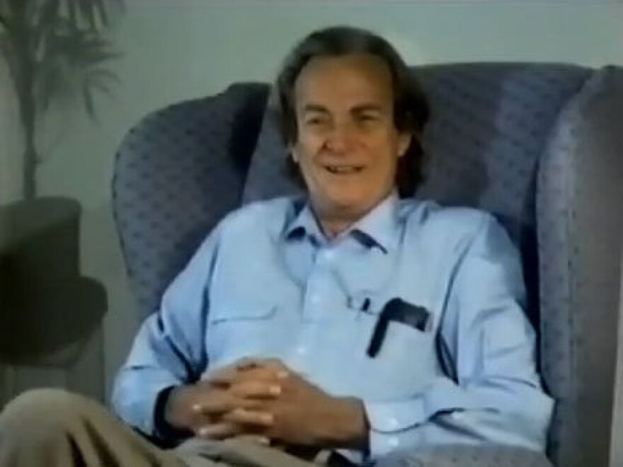 Richard Feynman talking about trees and fire.