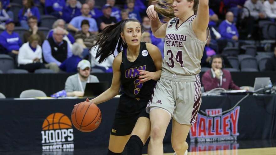 From the 2019 MVC women's tournament at the TaxSlayer Center