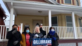 Sen. Kirsten Gillibrand speaks in Syracuse Mon. January 24, 2022