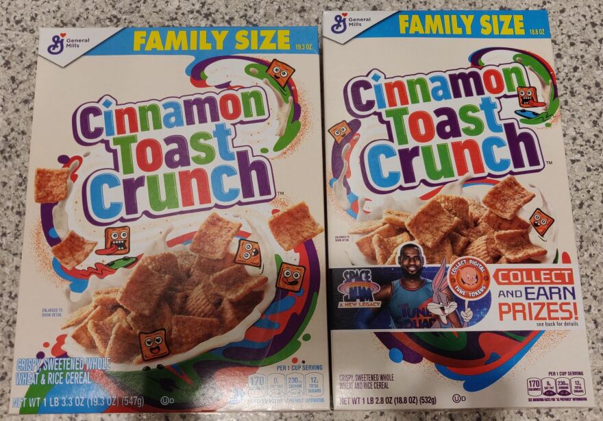 Fitzer's shrunken Cinnamon Toast Crunch