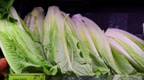 Romaine lettuce is seen on sale at a supermarket in Washington, D.C., on Nov. 20, 2018. (Andrew Caballero-Reynolds/AFP/Getty Images)