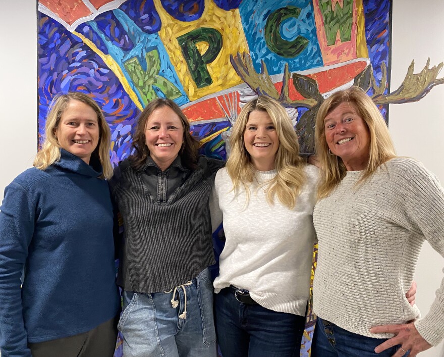 Photo of Meg Marsland, Kim Abbett, Tara Stocker, and Sylvia Hebert at KPCW