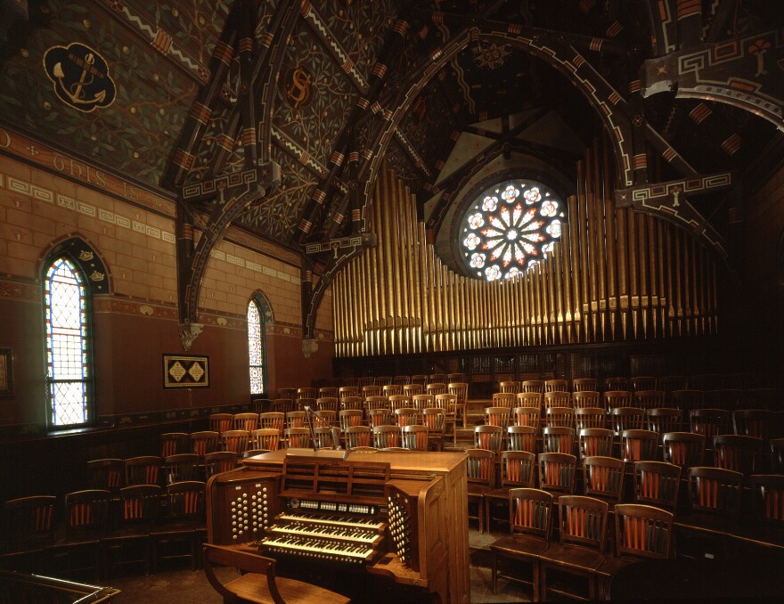 The Sage Chapel organ at Cornell University.