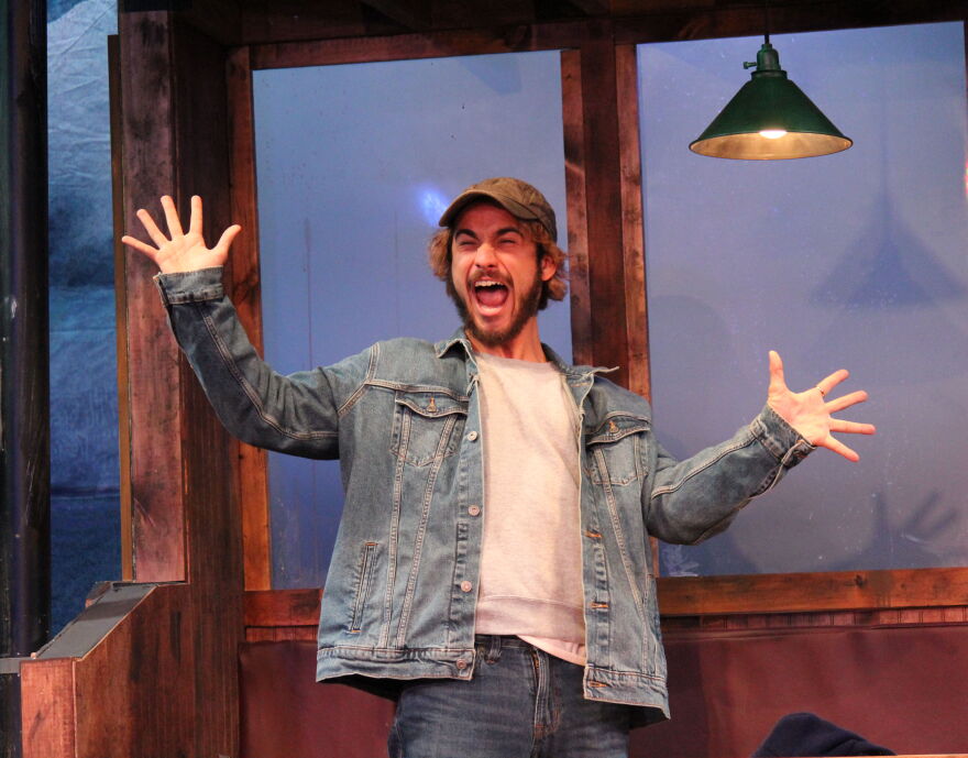 Cody Farkas is Richard Dreyfuss in 'The Shark Is Broken.'
