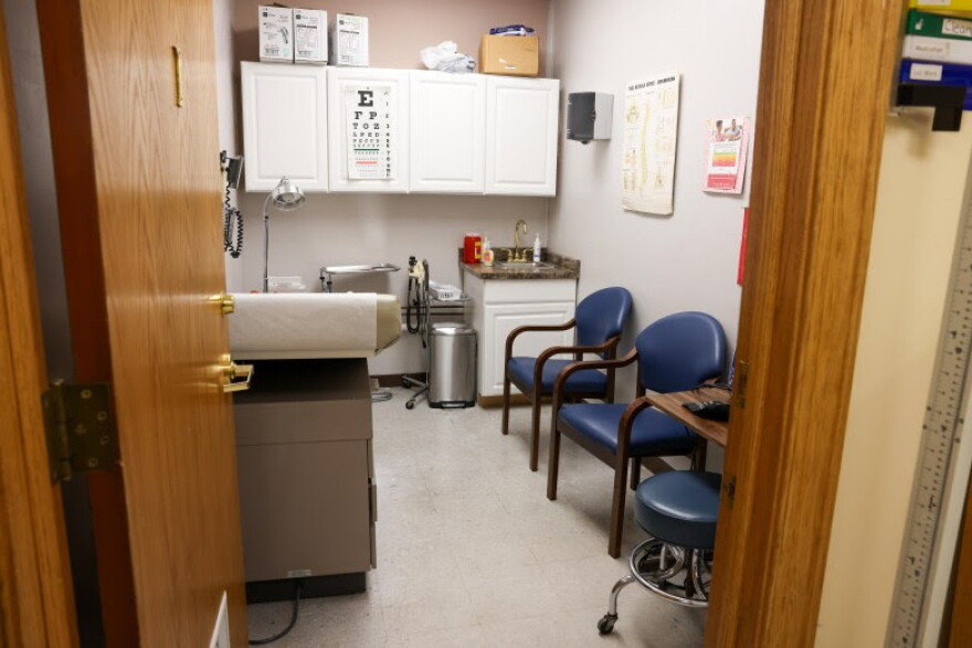 An exam room is shown at the Bread of Healing Clinic in Milwaukee on Nov. 24, 2025. An estimated 63,000 people could lose Medicaid coverage in Wisconsin when new work requirements are in place.