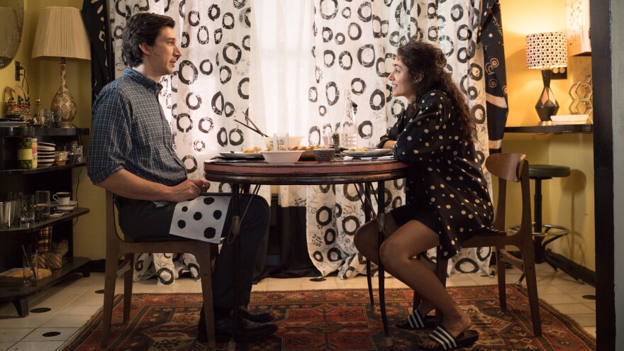 Adam Driver and Golshifteh Farahani in Jim Jarmusch's <em>Paterson</em>.