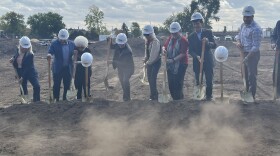 Officials break ground on renovations at Beyer Stadium on Oct. 6, 2025